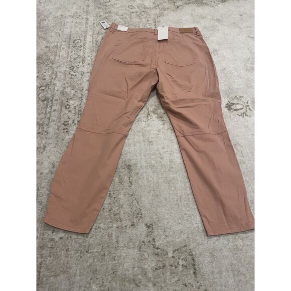 NWT $228 Joie Maxine Park Skinny Pink Denim Jeans Ankle Zip Cotton Blend 18W - Picture 13 of 14